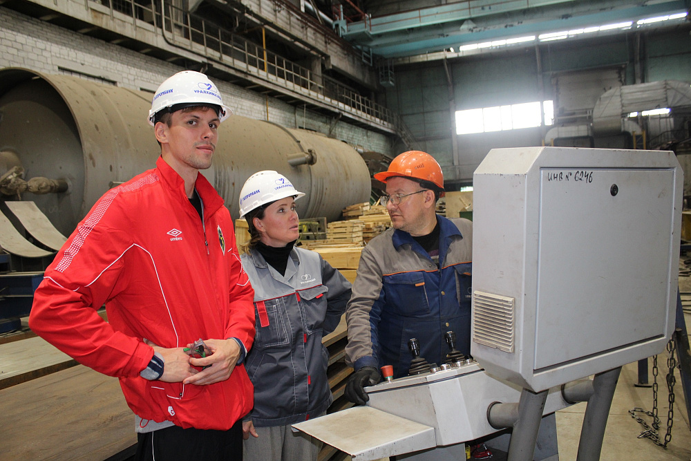 Олимпийский призер по плаванию на Уралхиммаше 